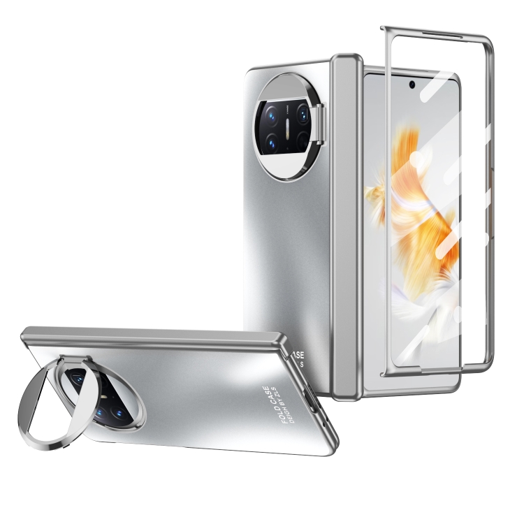 

For Huawei Mate X3 Integrated Sub-plating Frame PC Phone Case(Silver)