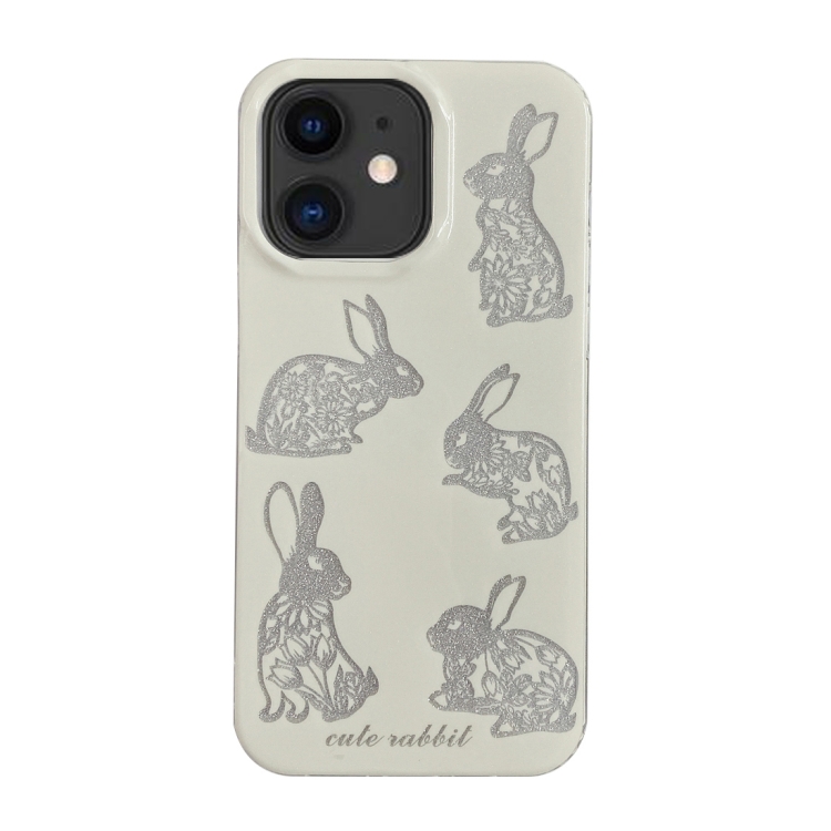 

For iPhone 11 PC + TPU Dual-side Laminating IMD Phone Case(White)