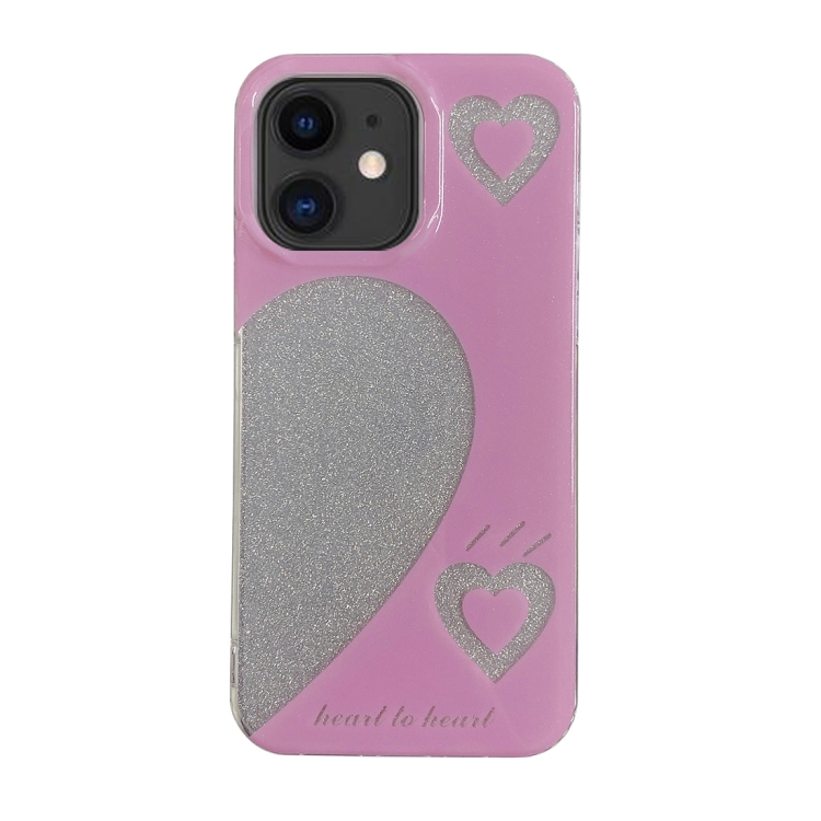 

For iPhone 11 PC + TPU Dual-side Laminating IMD Phone Case(Pink)