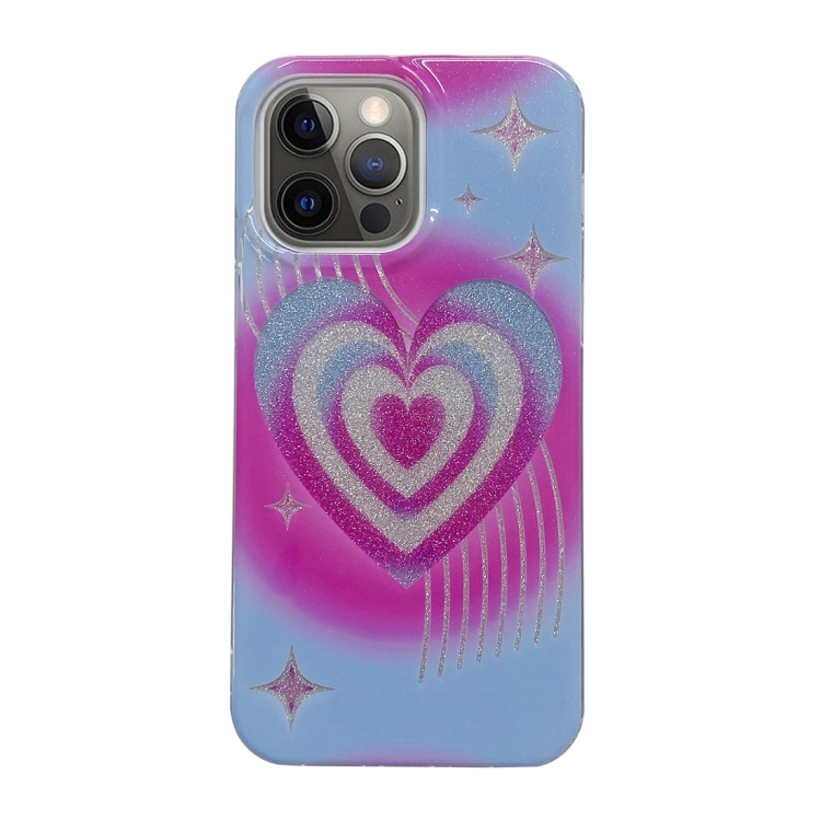 

For iPhone 12 Pro Max PC + TPU Dual-side Laminating IMD Phone Case(Tassel Love)