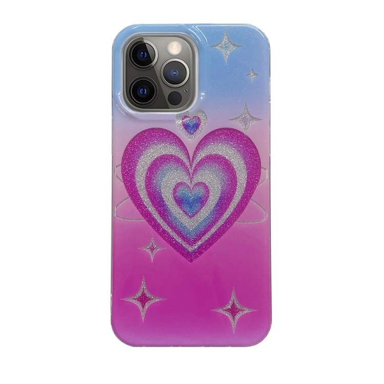 

For iPhone 12 Pro PC + TPU Dual-side Laminating IMD Phone Case(Star Love)