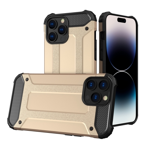 

For iPhone 15 Pro Magic Armor TPU Phone Case(Gold)