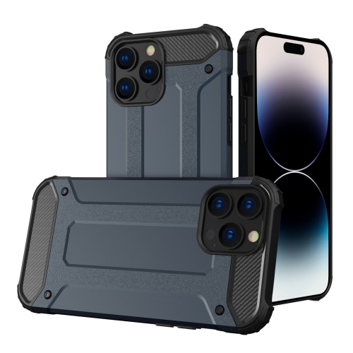

For iPhone 15 Pro Magic Armor TPU Phone Case(Navy Blue)