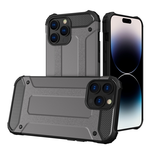 

For iPhone 15 Pro Magic Armor TPU Phone Case(Grey)