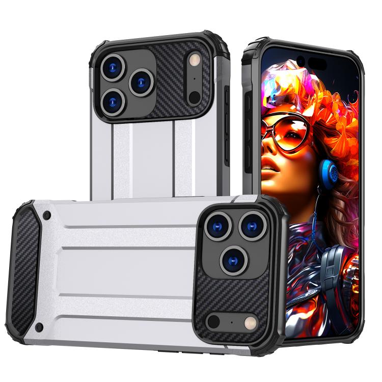 

For iPhone 17 Pro Magic Armor TPU Phone Case(Silver)