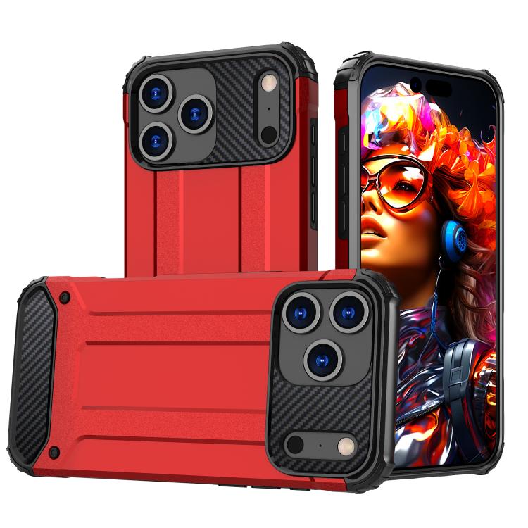 

For iPhone 17 Pro Magic Armor TPU Phone Case(Red)
