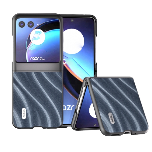 

For Motorola Razr 40 Ultra ABEEL Galactic Pattern Protective Phone Case(Blue)