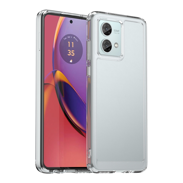 

For Motorola Moto G84 Candy Series TPU Phone Case(Transparent)