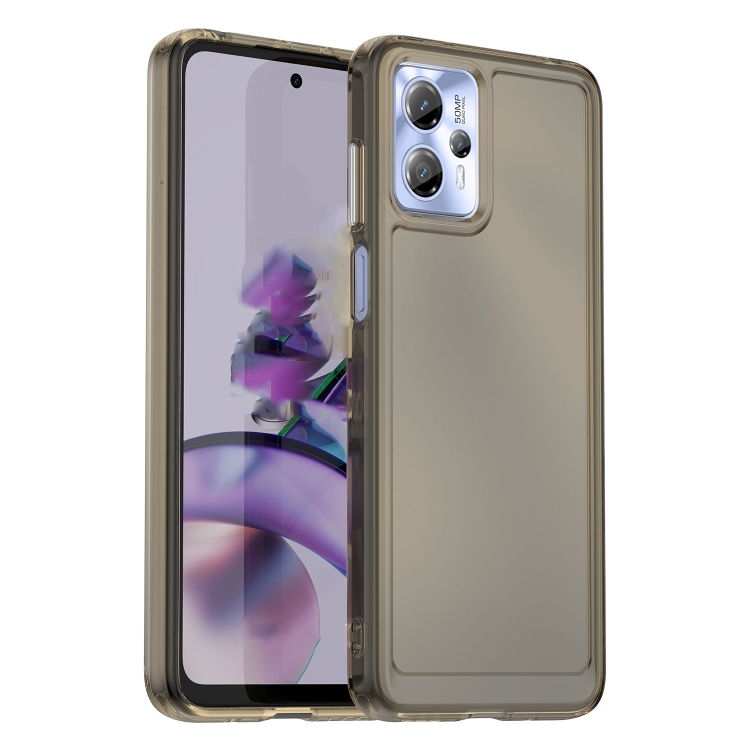 

For Motorola Moto G13 Candy Series TPU Phone Case(Transparent Grey)