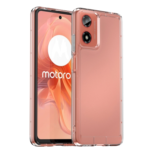 

For Motorola Moto G04 Candy Series TPU Phone Case(Transparent)