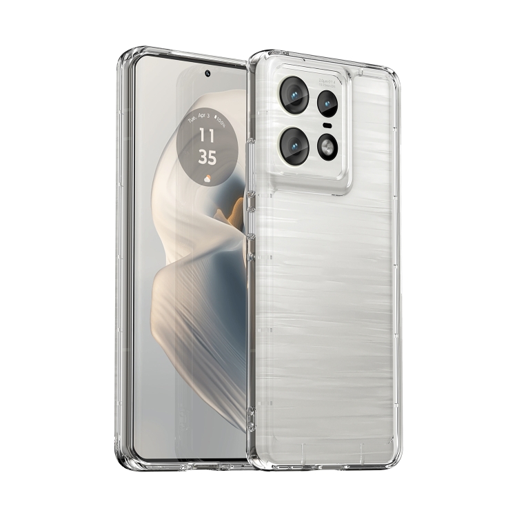 

For Motorola Edge 50 Pro Candy Series TPU Phone Case(Transparent)