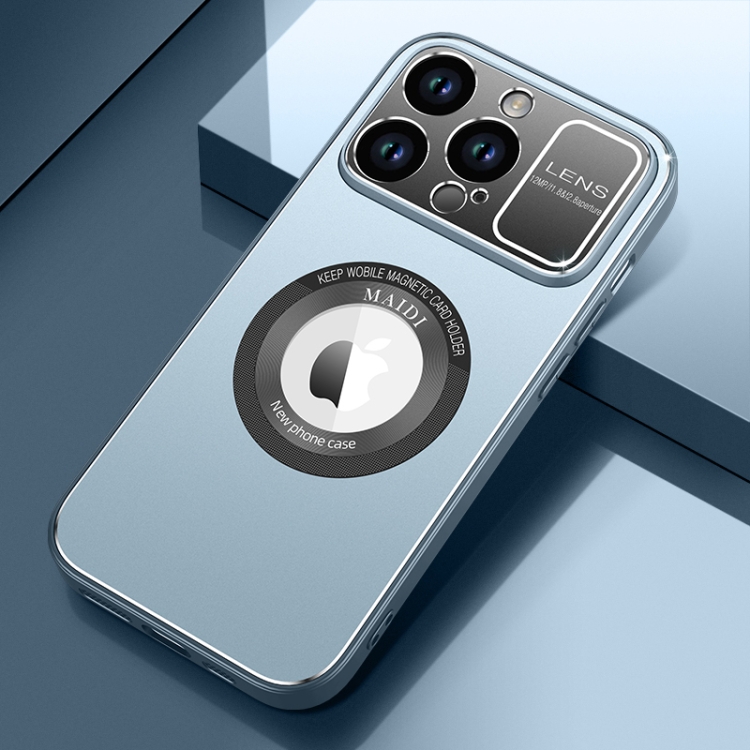 

For iPhone 13 Pro Max MagSafe Magnetic Skin Feel PC Phone Case(Sierra Blue)