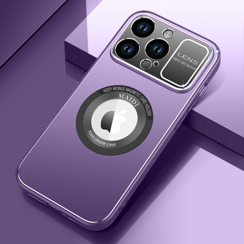 

For iPhone 13 Pro MagSafe Magnetic Skin Feel PC Phone Case(Purple)