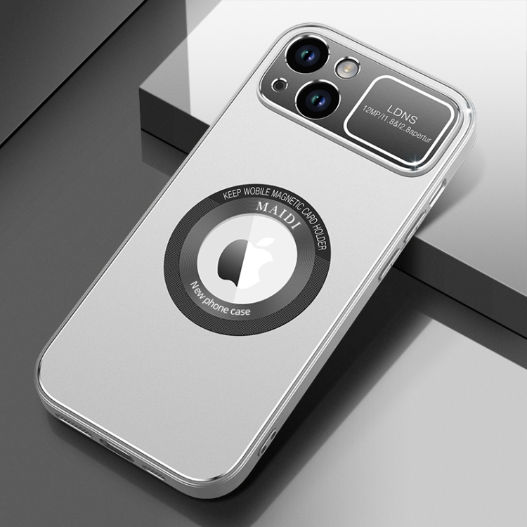 

For iPhone 13 MagSafe Magnetic Skin Feel PC Phone Case(Silver Grey)