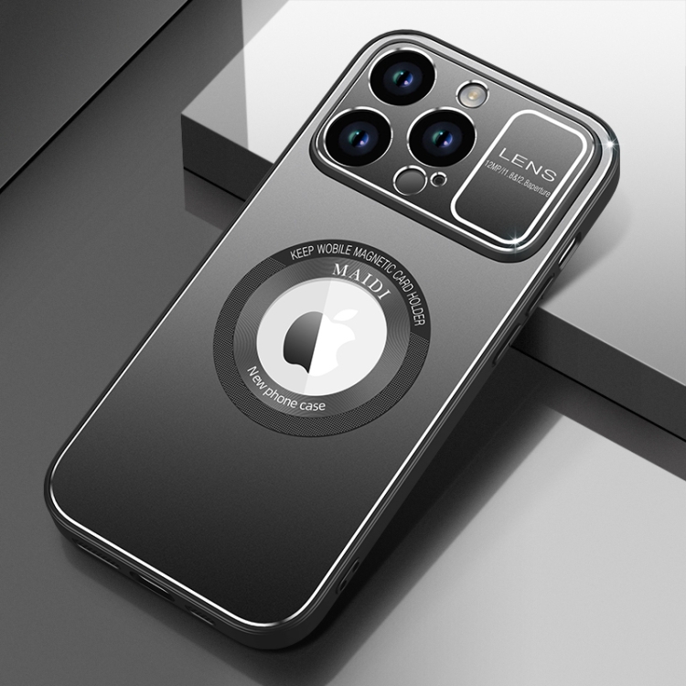 

For iPhone 12 Pro Max MagSafe Magnetic Skin Feel PC Phone Case(Black)
