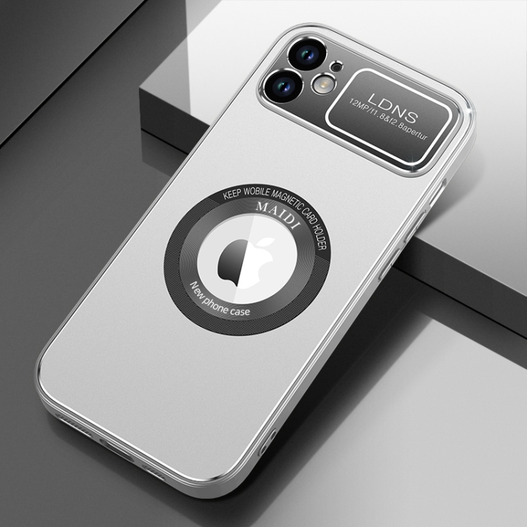 

For iPhone 12 MagSafe Magnetic Skin Feel PC Phone Case(Silver Grey)