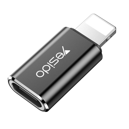 

Yesido GS03 8 Pin to Type-C Charging Adapter(Black)
