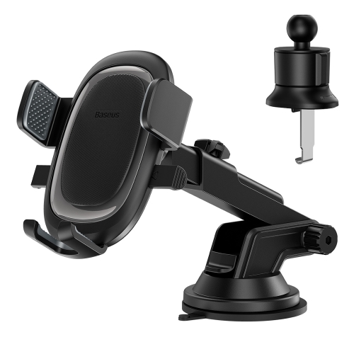 

Baseus CM021 UltraControl Pro Series Clamp Type Car Holder Set(Black)