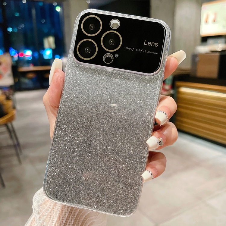 

For iPhone 12 Pro Electroplating TPU Gradient Phone Case(Silver)