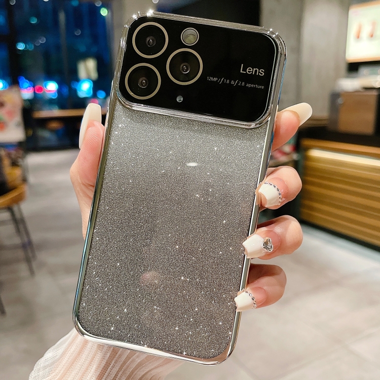 

For iPhone 11 Pro Electroplating TPU Gradient Phone Case(Grey)
