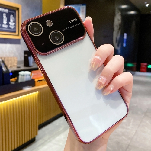 

For iPhone 14 Electroplating TPU Phone Case(Red)