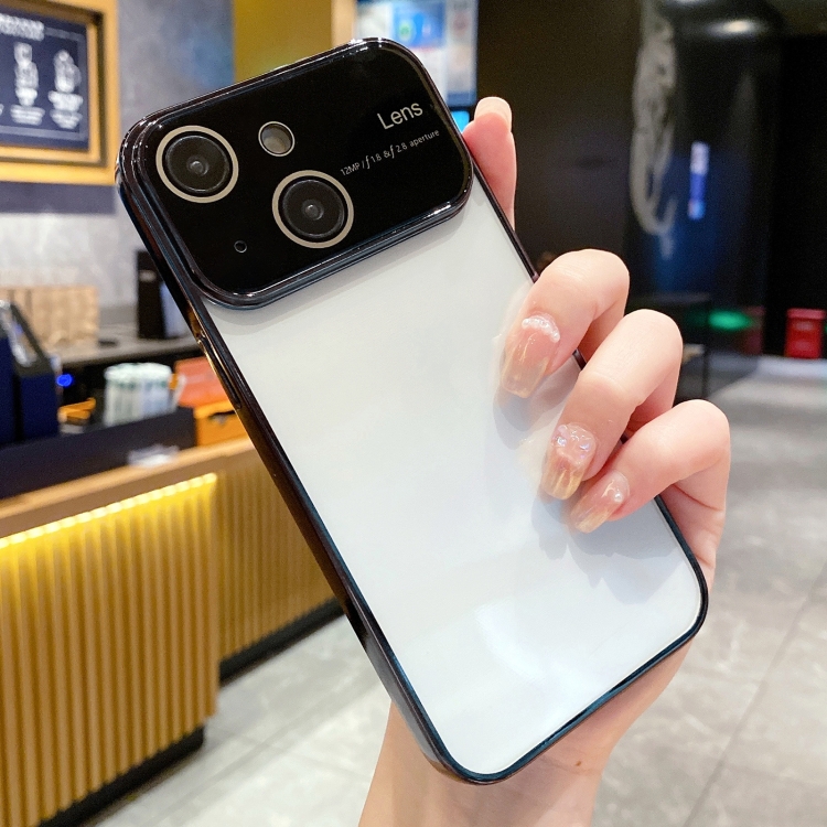 

For iPhone 14 Electroplating TPU Phone Case(Black)