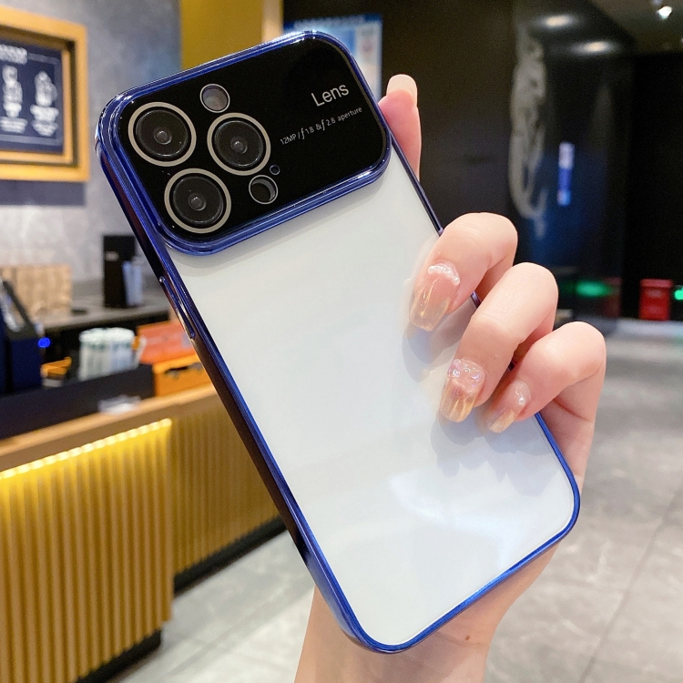 

For iPhone 13 Pro Max Electroplating TPU Phone Case(Navy Blue)