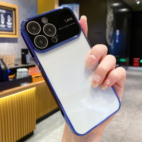 

For iPhone 12 Pro Max Electroplating TPU Phone Case(Navy Blue)
