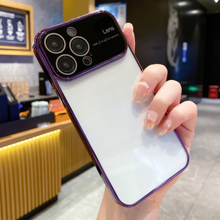 

For iPhone 12 Pro Electroplating TPU Phone Case(Purple)