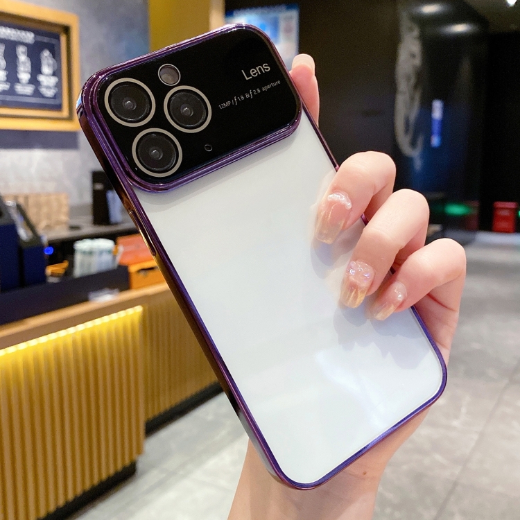 

For iPhone 11 Pro Max Electroplating TPU Phone Case(Purple)