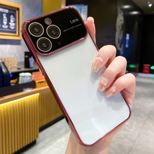 

For iPhone 11 Pro Max Electroplating TPU Phone Case(Red)