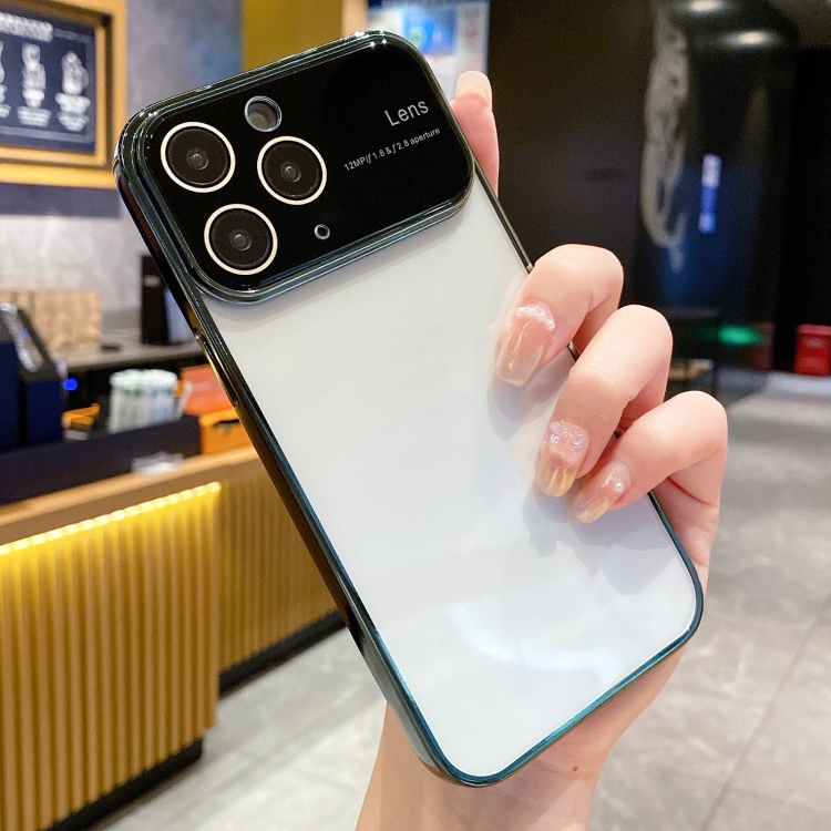 

For iPhone 11 Pro Max Electroplating TPU Phone Case(Dark Green)