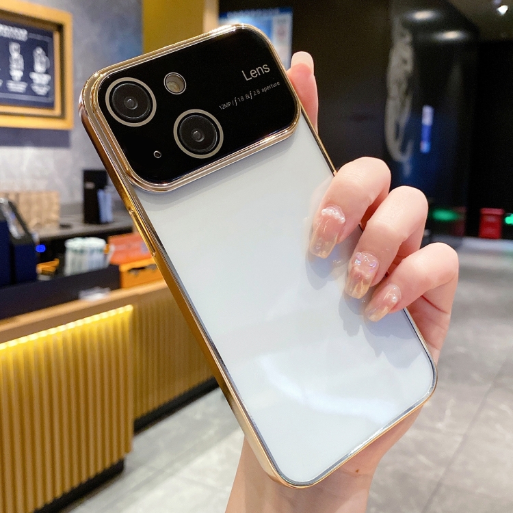 

For iPhone 14 Plus Electroplating TPU Phone Case(Gold)