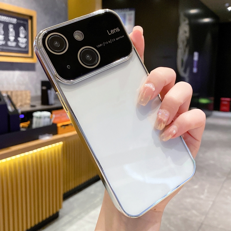 

For iPhone 14 Plus Electroplating TPU Phone Case(Silver)