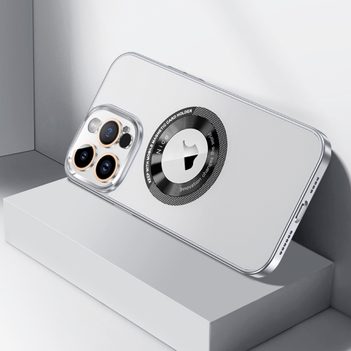 

For iPhone 13 Pro Max CD Texture MagSafe Magnetic Phone Case(White)