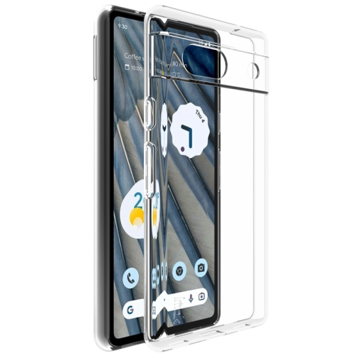 

For Google Pixel 7a IMAK UX-10 Series Transparent Shockproof TPU Phone Case(Transparent)