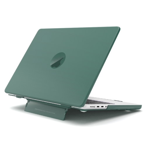 

For Macbook Air 13.3 inch A1466 / A1369 Frosted Translucent Laptop Protective Case(Dark Green)