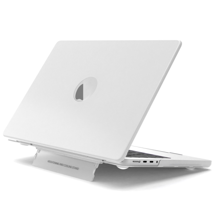 

For Macbook Air 15.3 A3114 / M4 A3241 Frosted Translucent Laptop Protective Case(Light Grey)