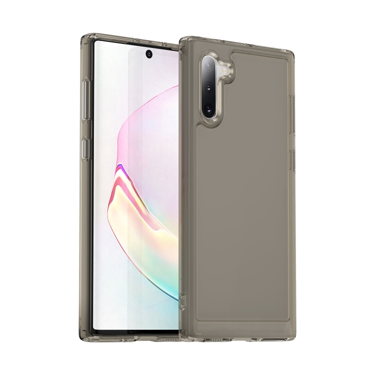 

For Samsung Galaxy Note10 Candy Series TPU Phone Case(Transparent Grey)