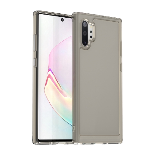 

For Samsung Galaxy Note10+ Candy Series TPU Phone Case(Transparent Grey)