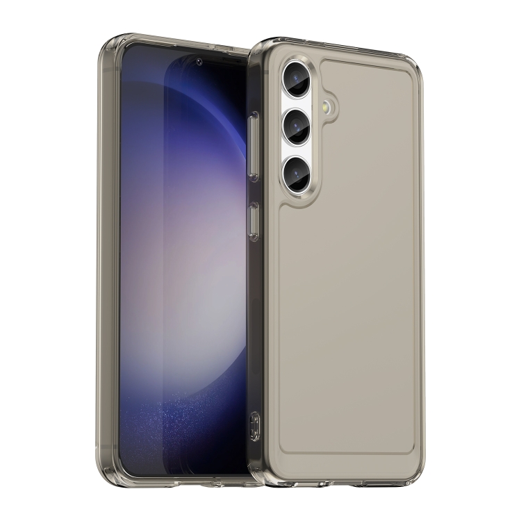 

For Samsung Galaxy S24 5G Candy Series TPU Phone Case(Transparent Grey)
