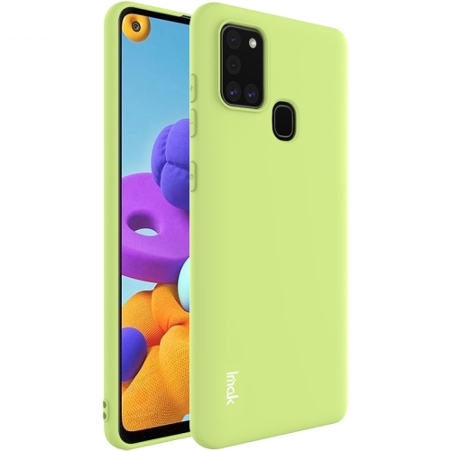 For Samsung Galaxy A21s IMAK UC-1 Series Shockproof Frosted TPU Protective Case(Green)