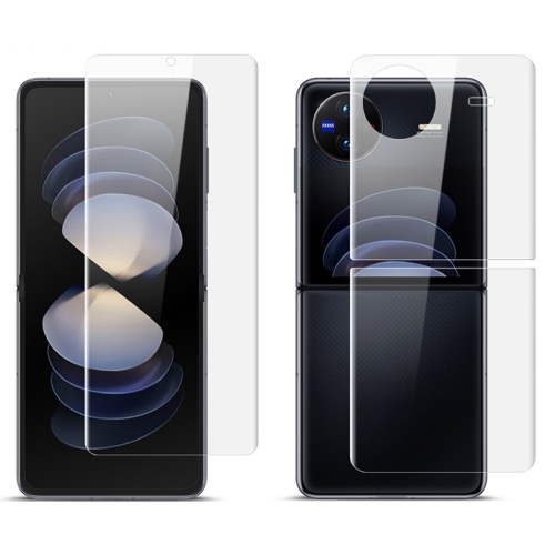 

For vivo X Flip 1 Sets imak Curved Full Screen Hydrogel Film (Screen+Back)