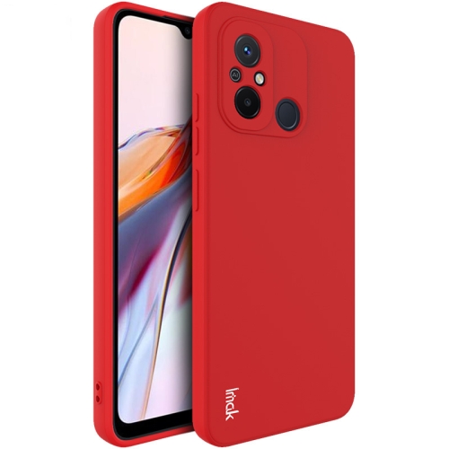 

For Xiaomi Redmi 12C 4G IMAK UC-4 Series Straight Edge TPU Soft Phone Case(Red)