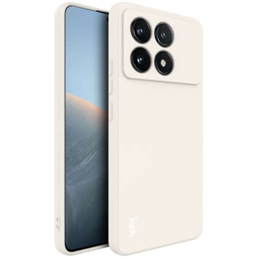 

For Xiaomi Poco X6 Pro 5G/Redmi K70E 5G IMAK UC-4 Series Straight Edge TPU Soft Phone Case(White)