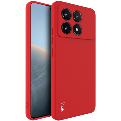 

For Xiaomi Poco X6 Pro 5G/Redmi K70E 5G IMAK UC-4 Series Straight Edge TPU Soft Phone Case(Red)