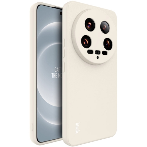 

For Xiaomi 14 Ultra 5G IMAK UC-4 Series Straight Edge TPU Soft Phone Case(White)