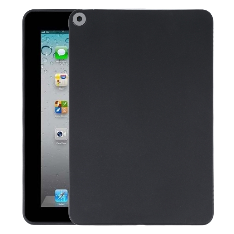 

For iPad 4 / 3 / 2 / 1 TPU Tablet Case(Black)