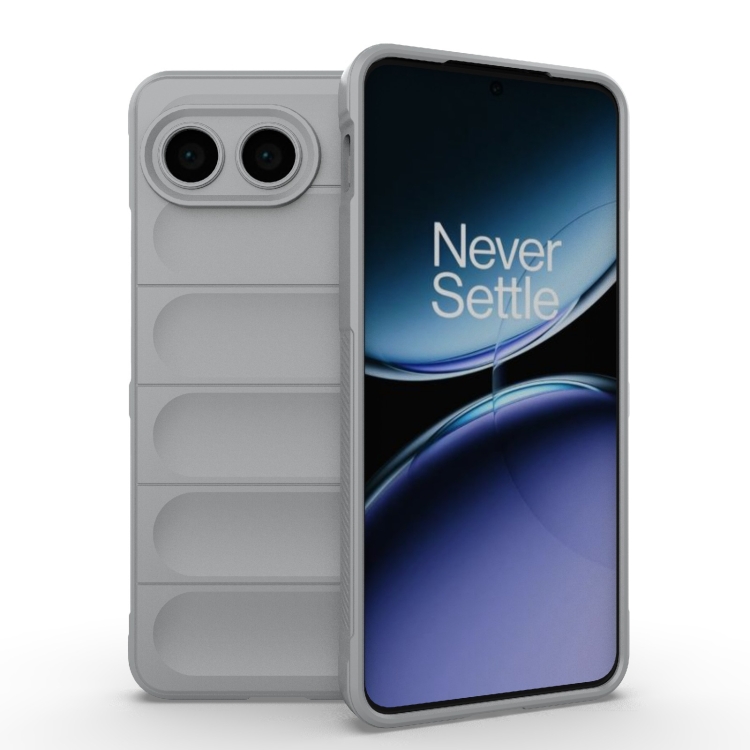 

For OnePlus Nord 4 5G Global Magic Shield TPU + Flannel Phone Case(Grey)
