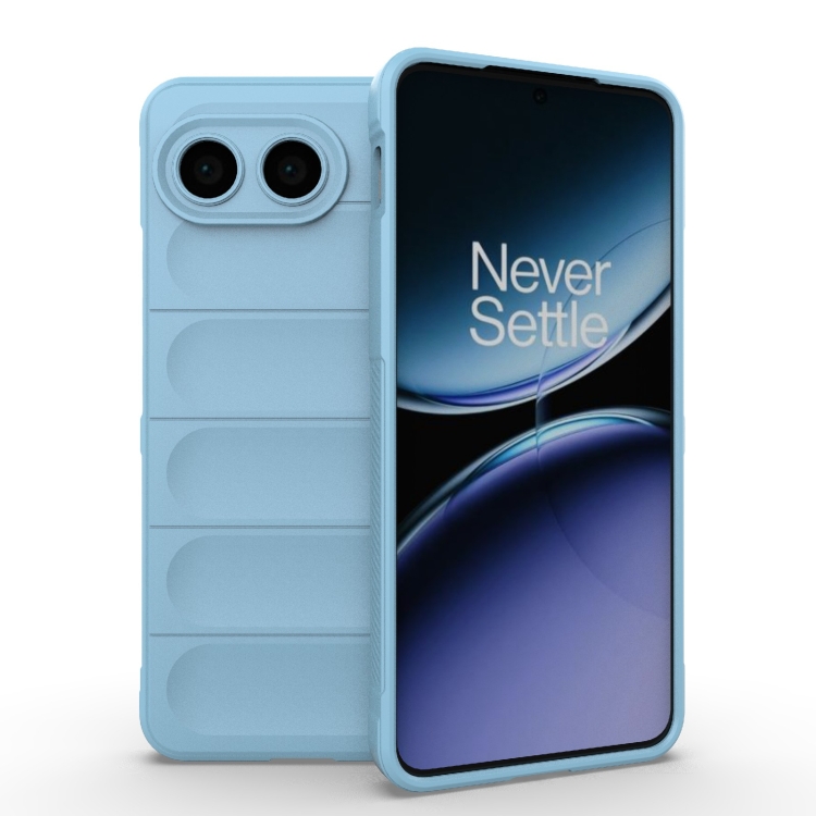 

For OnePlus Nord 4 5G Global Magic Shield TPU + Flannel Phone Case(Light Blue)